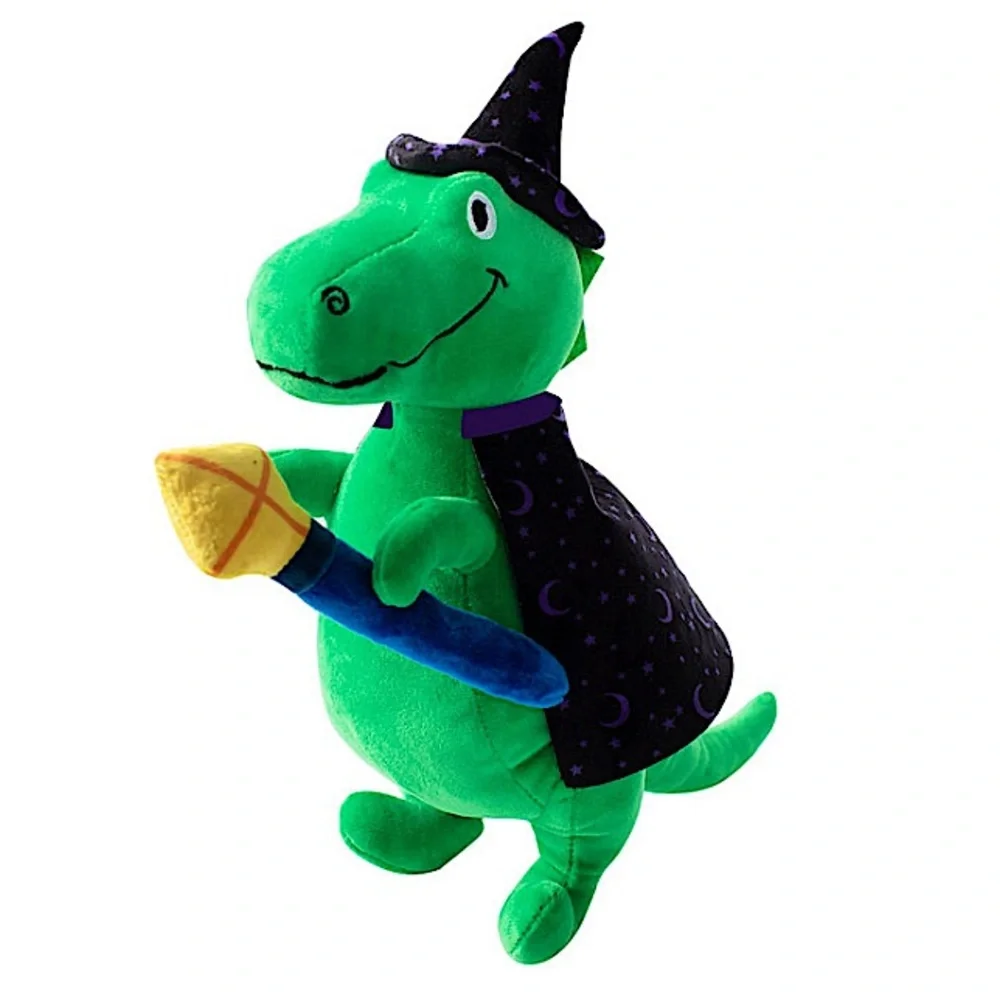 NWT FRINGE STUDIO “SPELL-A-SAURUS” HALLOWEEN T-REX PLUSH DOG TOY *LOUD SQUEAKER